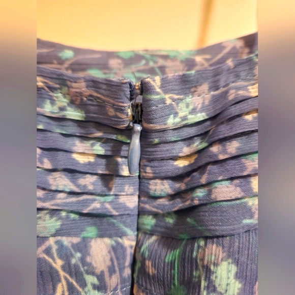 💥2/$30💥 Lauren Conrad Blue Floral Mini Sundress - Picture 5 of 13